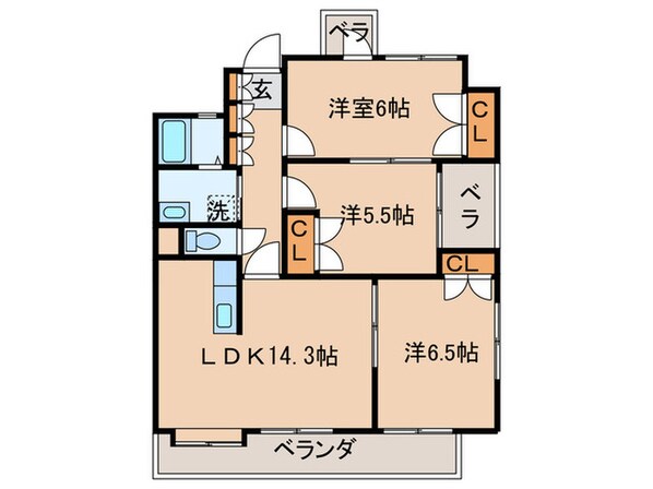 REZIA小倉の物件間取画像